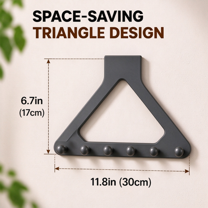 Triangular door hanging multi-hook storage rack(4Pcs)