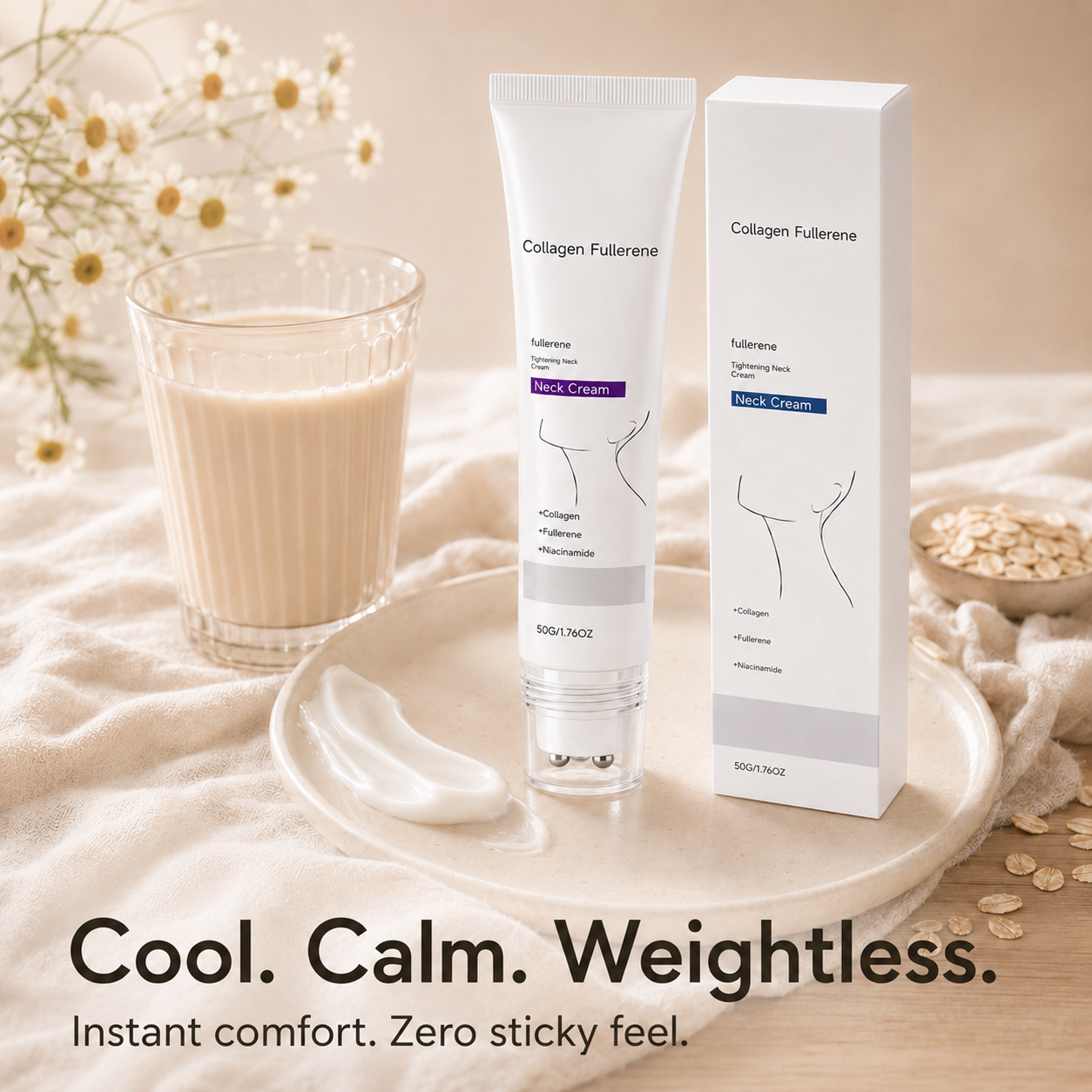 Collagen Fullerene Tightening Neck Cream