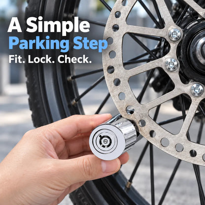 🔒 Compact Disc Brake Lock with 2 Keys