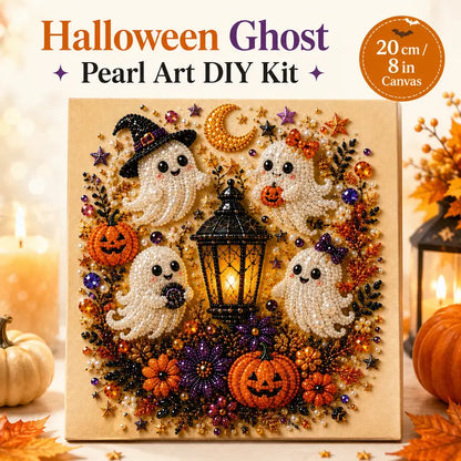 👻✨ Halloween Pearl Art DIY Kit – Turn Tiny Pearls into Spooky-Cute Magic