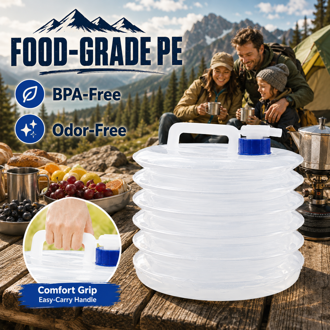 Collapsible Water Bucket 💧