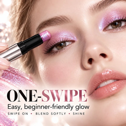 ✨ Jelly Shimmer Eyeshadow Stick – One-Swipe Sparkling Eye Makeup