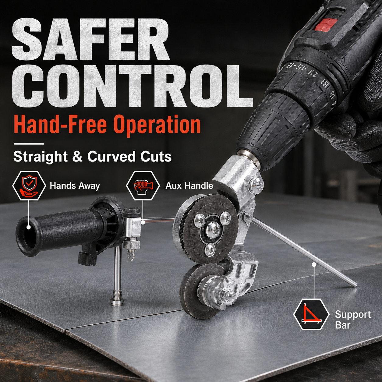 Turn Your Power Drill Into a High-Speed Sheet Metal Shear