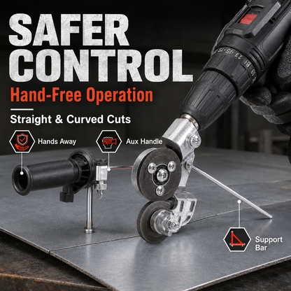 Turn Your Power Drill Into a High-Speed Sheet Metal Shear