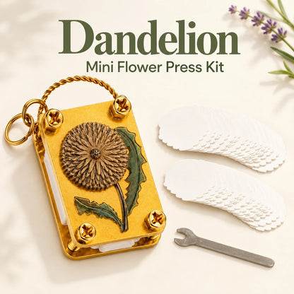 Mini Flower Press Kit 🌸 Press Petals & Clovers on the Go