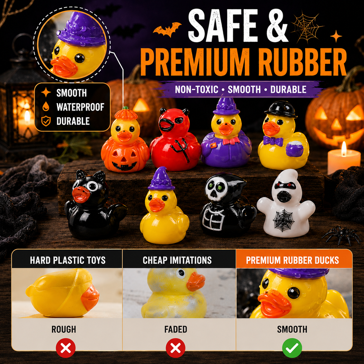 👻 Cute & Spooky Halloween Ducks!