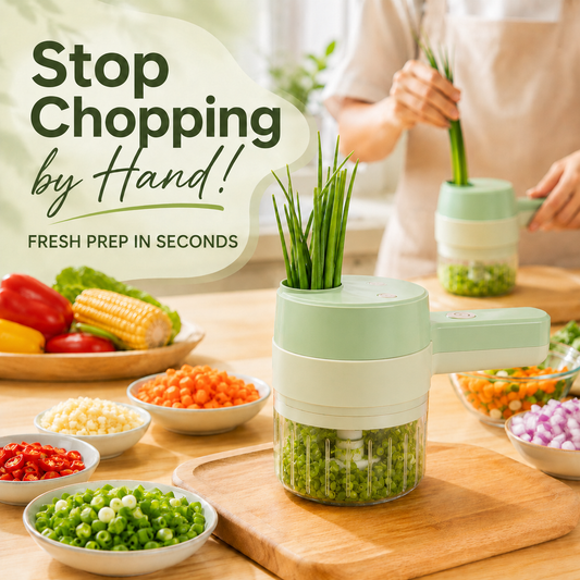 🥕 Prep Meals Faster with One Cordless Kitchen Tool for Chopping Slicing and Peeling