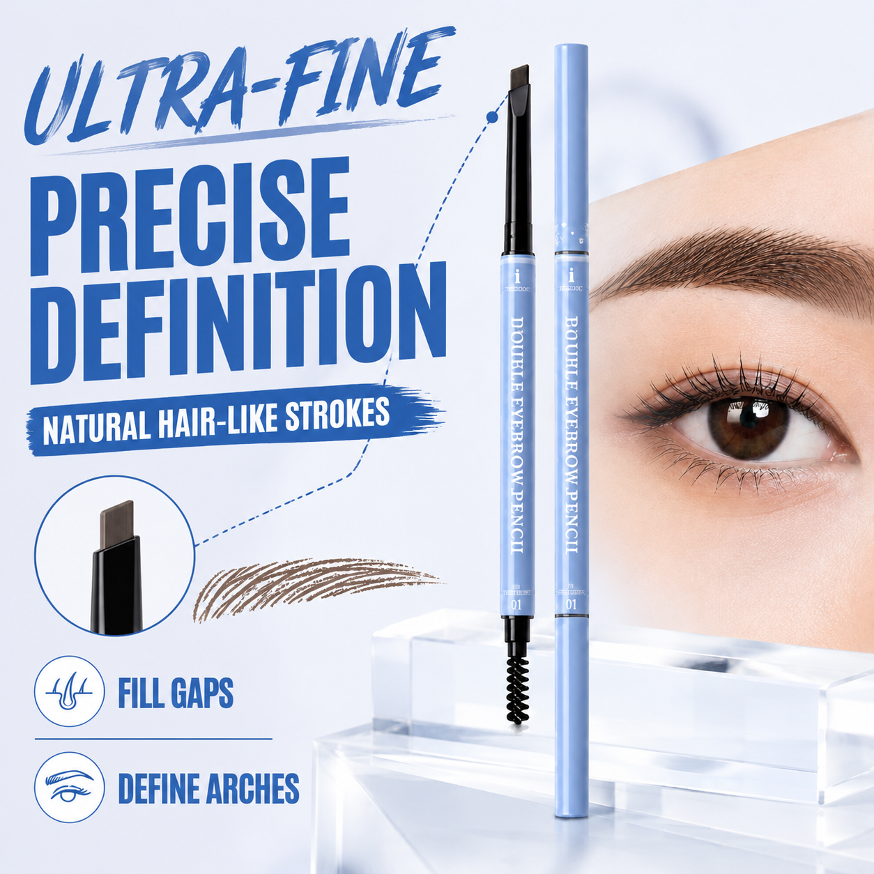 3D Double-Ended Eyebrow Pencil✨