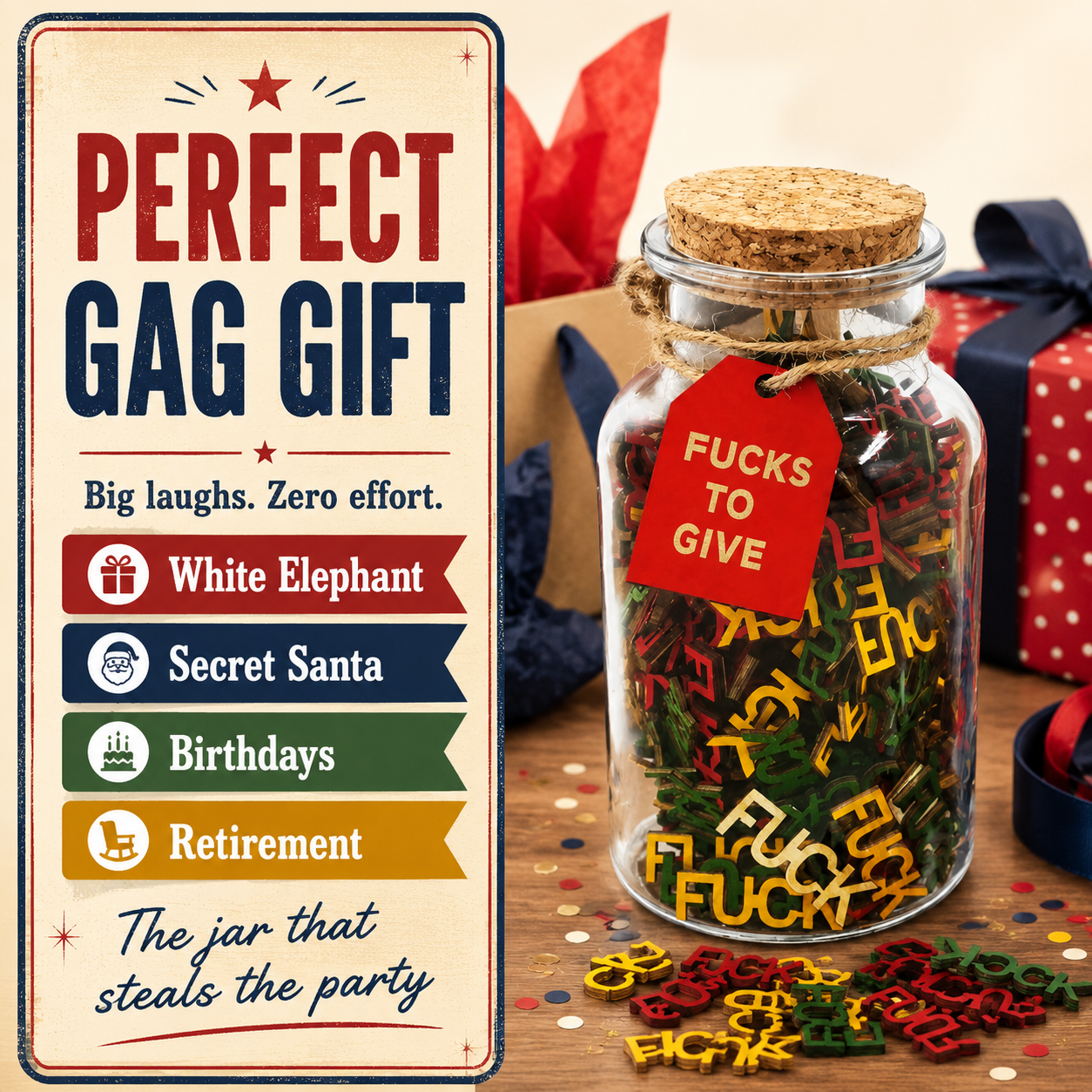A Jar of Fs to Give – Funny Office Gag Gift💡