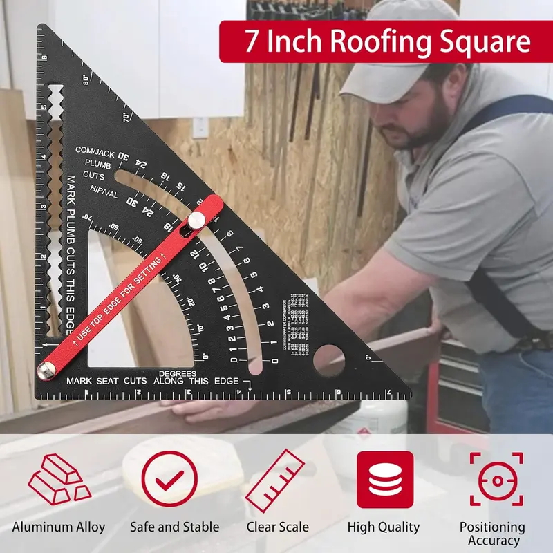 📐 Adjustable Carpenter Square – Precision Measuring Tool 🔧