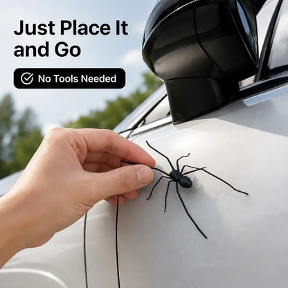 🕷️Magnetic S-shaped Spider Car Decor Sticker - Suitable for cars, trucks, motorcycles, garages, and metal surfaces