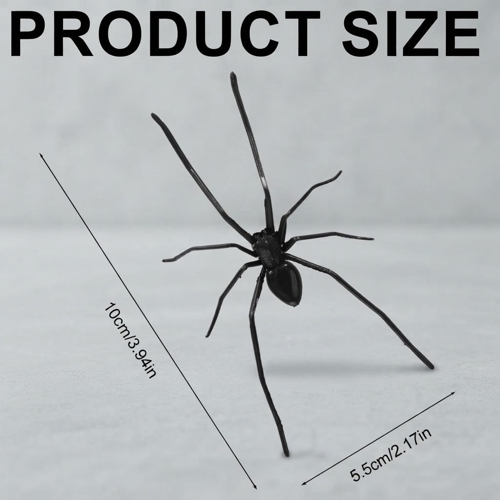 🕷️Magnetic S-shaped Spider Car Decor Sticker - Suitable for cars, trucks, motorcycles, garages, and metal surfaces