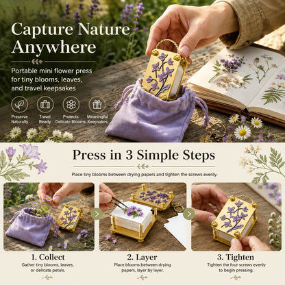 🎁Mini Portable Flower Press
