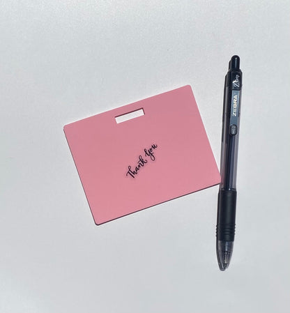 🩺Erasable Badge Note(🖊️Write. Wipe. Repeat.)