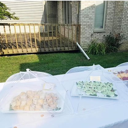 🧺  Foldable Mesh Food Cover — Keep Bugs Out & Freshness In 🌿✨