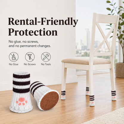 🐾 Adorable Cat Paw Chair Socks – Cute & Protective Furniture Leg Covers