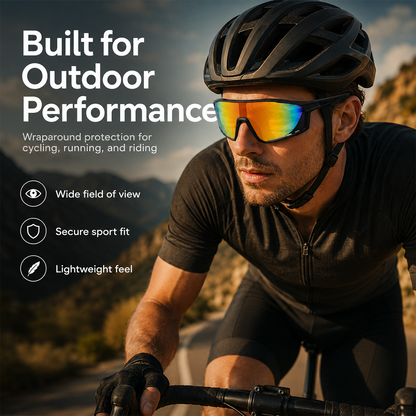 🕶️ UV400 Photochromic Polarized Safety Glasses ☀️ Anti-Glare Protection