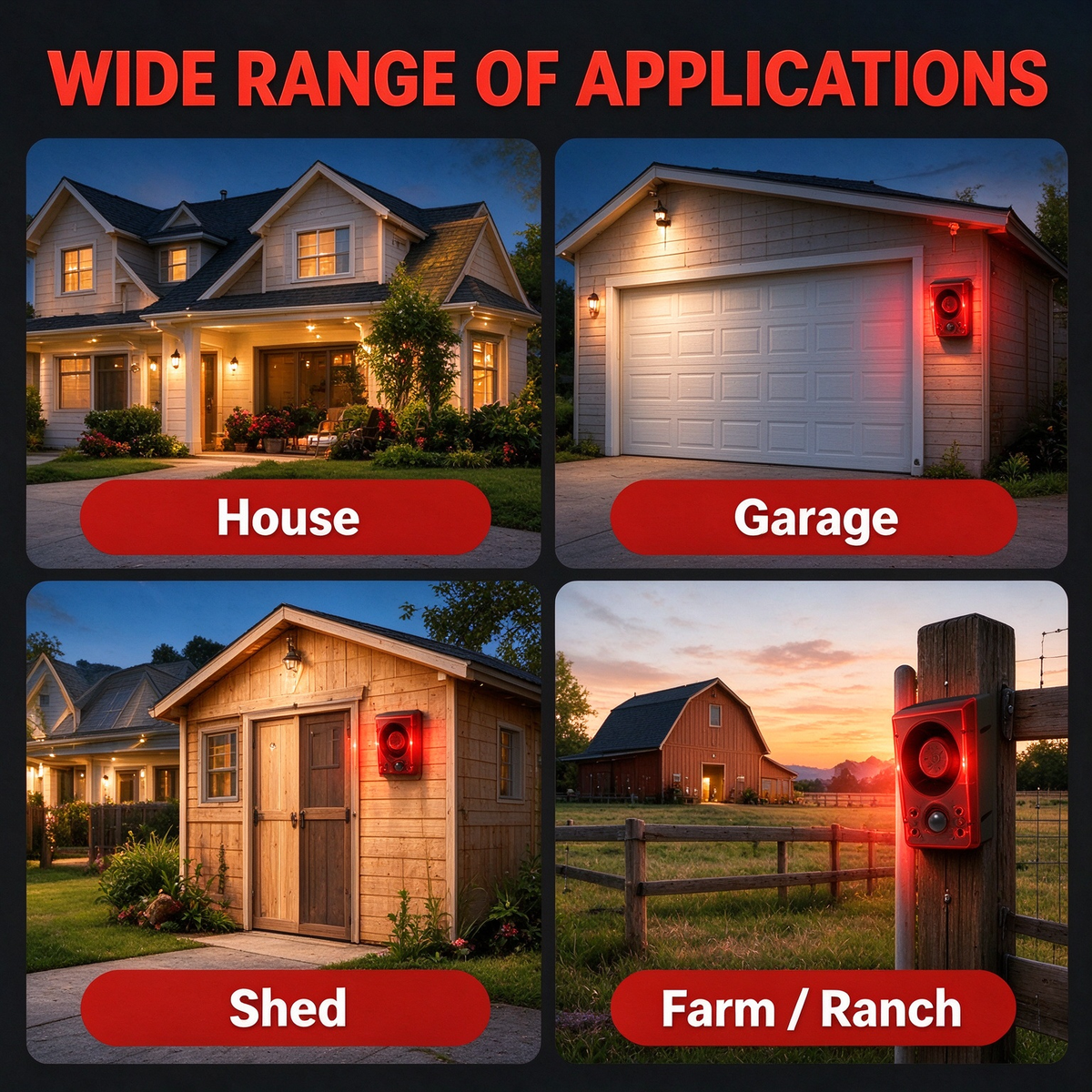 Solar-powered infrared sensor alarm