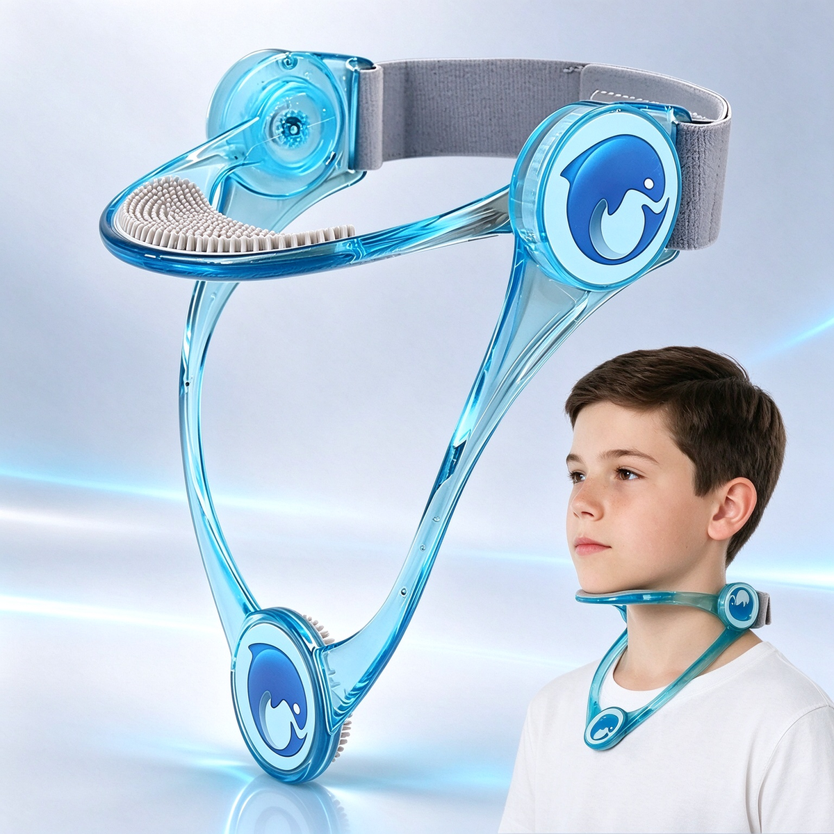 Adjustable Neck Support Brace for Preventing Head-Down Posture