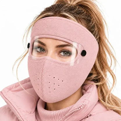 Warm Breathable Face Cover for Winter Cycling & Trail Adventures