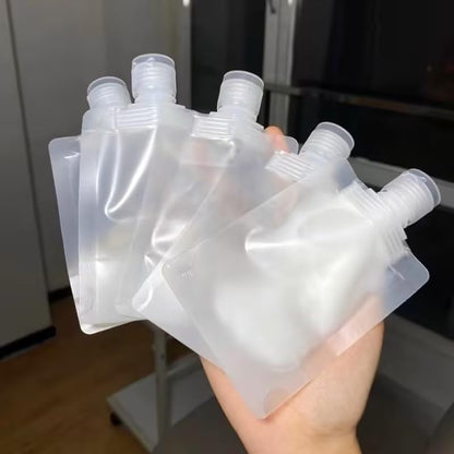 Reusable Refillable Travel Pouches | Leak-Proof Squeeze Bottles for Toiletries