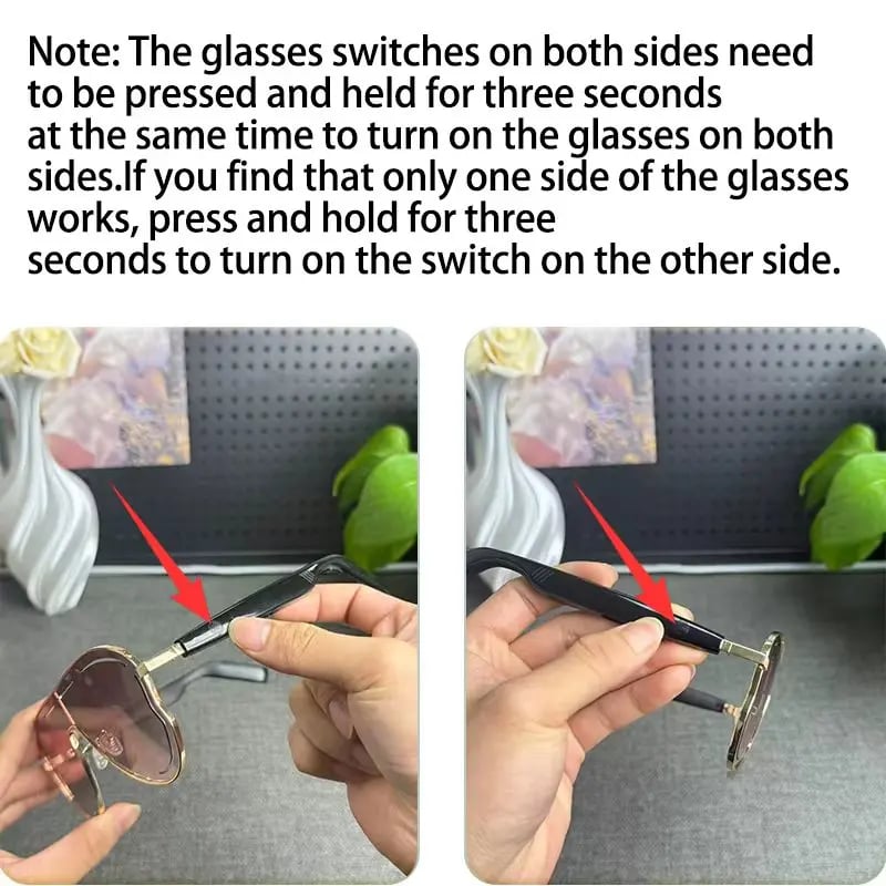 😎 Smart Bluetooth 5.4 Sunglasses – Hands-Free Music & Calls 🎧