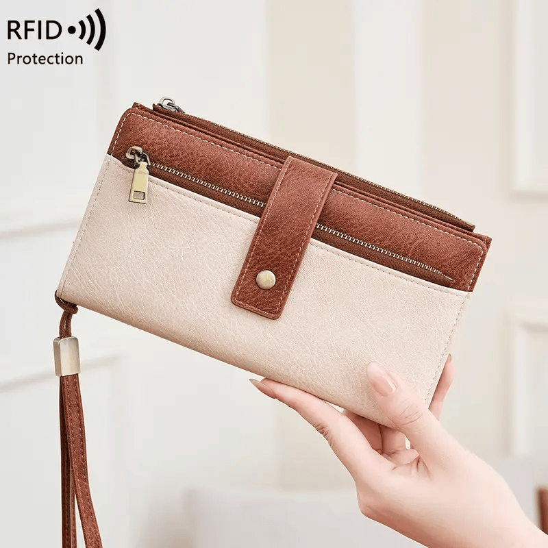 women-s-long-wallet-stylish-clutch-elegant-solid-color-rfid-blocking-leather-wallet-3588