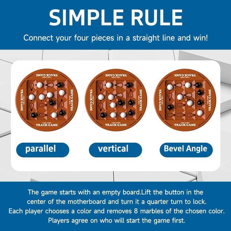 ♟️🧠 Logic Track Chess – Ultimate 2-Player Strategy Game ✨