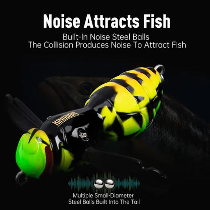 🔥 Last Day 49% OFF – 🐝 Bionic Wasp Topwater Lure That Triggers Explosive Strikes
