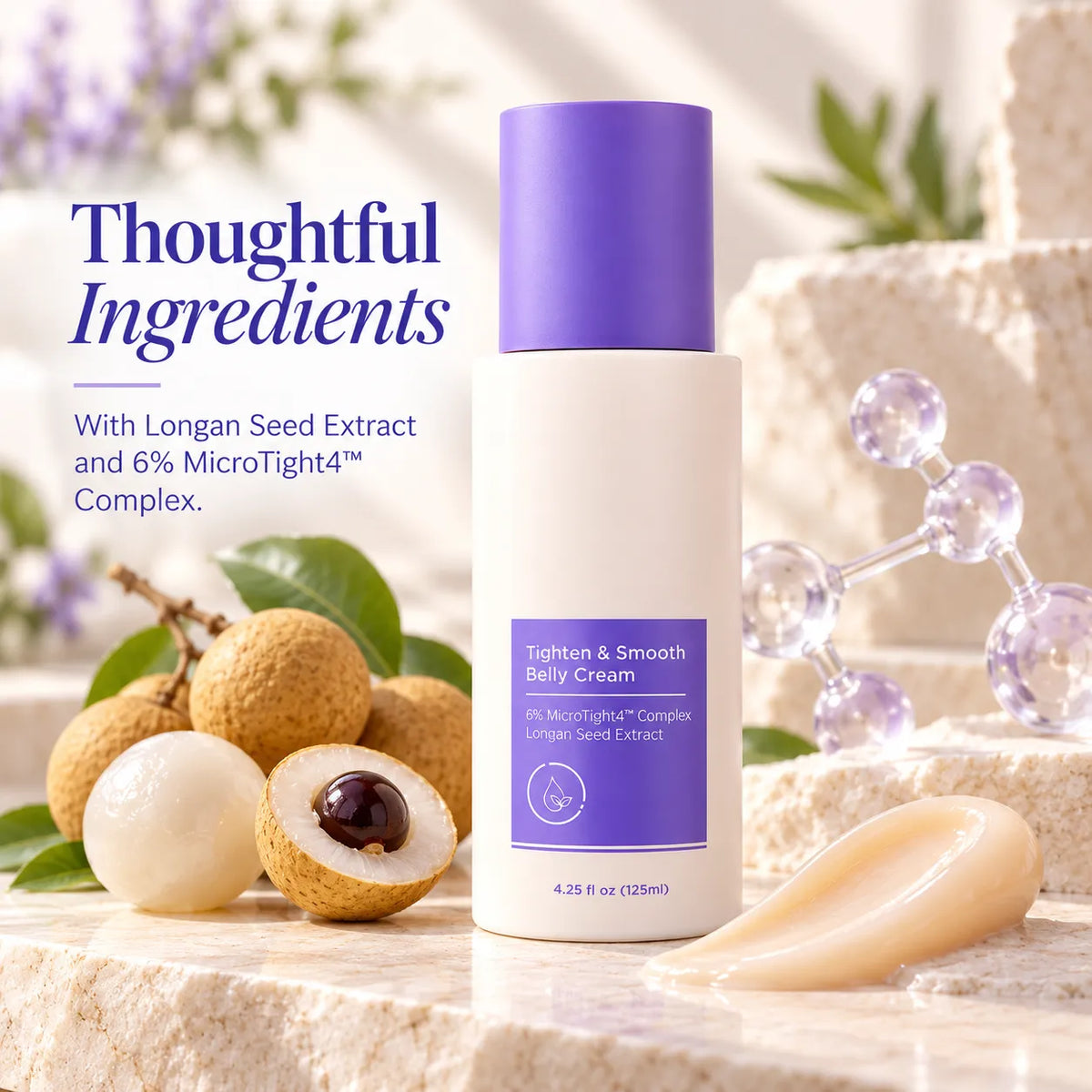 💜 Tighten & Smooth Belly Cream | Firmer-Looking Skin ✨