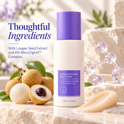 💜 Tighten & Smooth Belly Cream | Firmer-Looking Skin ✨