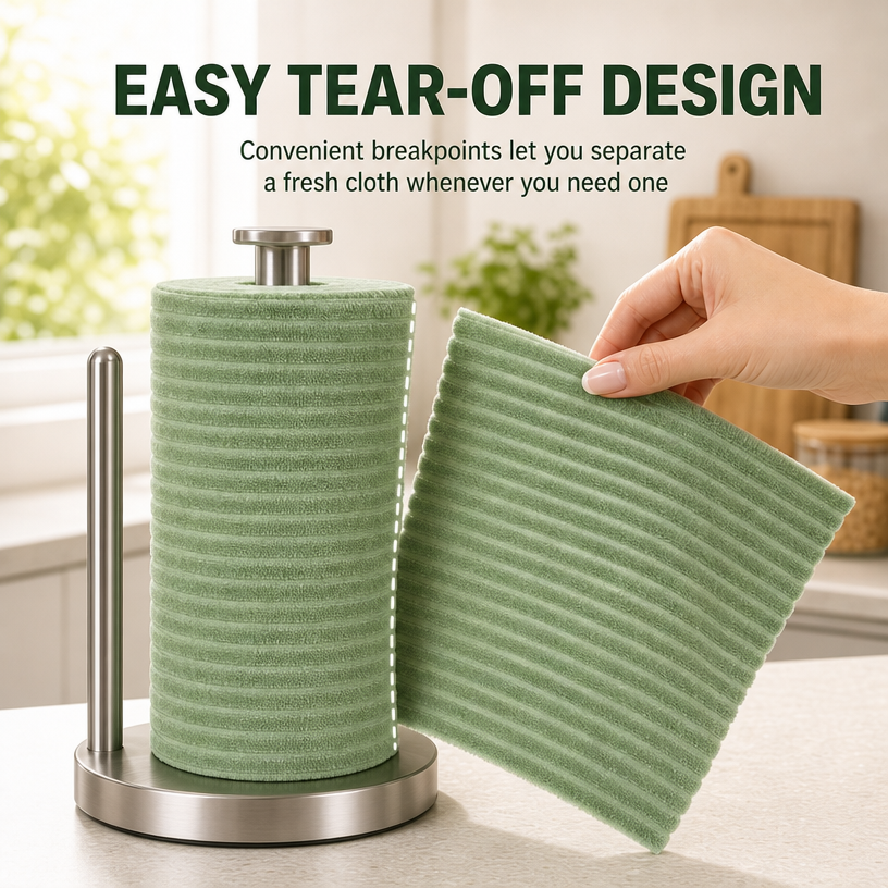 🔥Limited time 50% OFF-Reusable Super Absorbent Kitchen Cleaning Cloth♻️