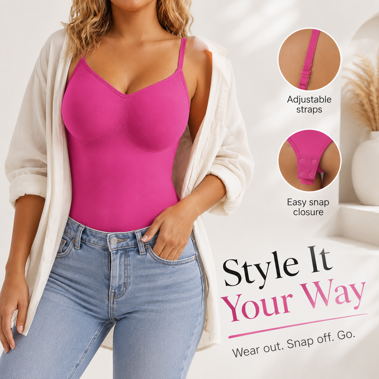 🖤 Seamless Tummy Control Shaping Bodysuit