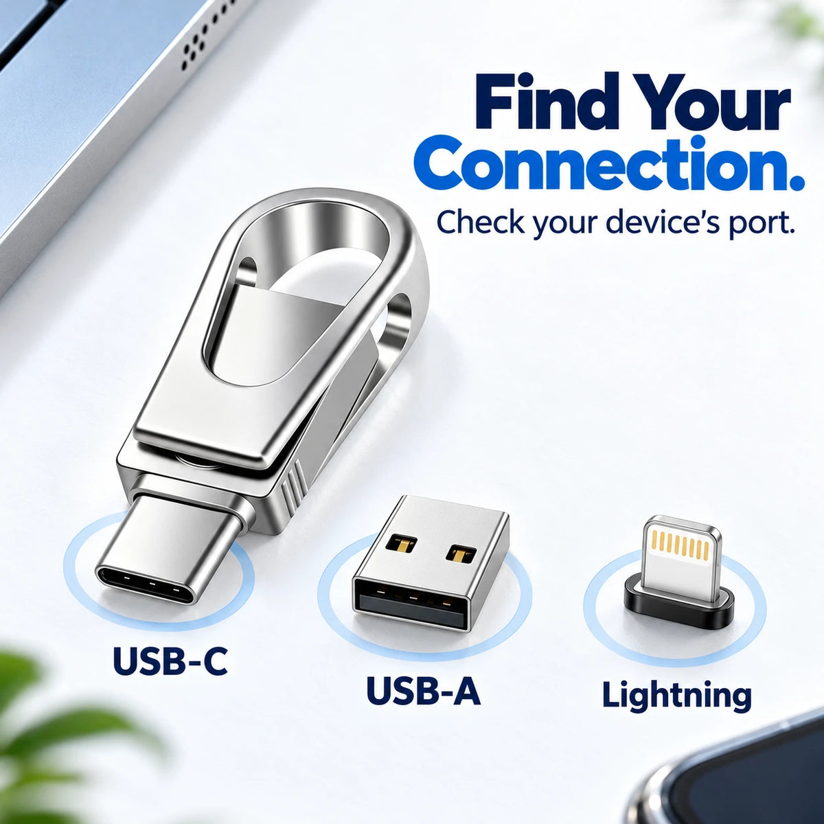 USB Flash Drive for Photos & Files | Less Clutter 📱