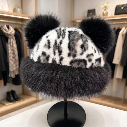 🧸 Retro Plush Winter Hat – Cozy Cold-Weather Style with Vintage Charm ❄️