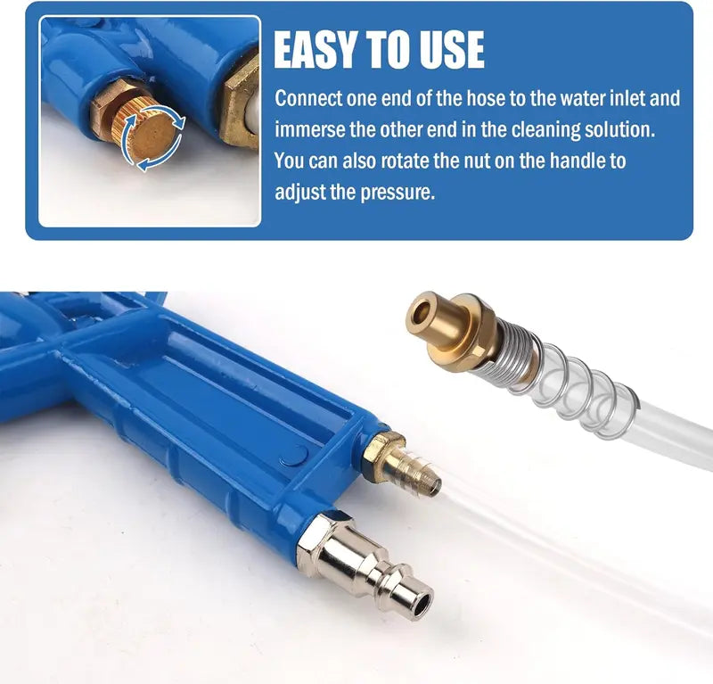 💨High-Pressure Engine Cleaning Gun with 1m Flexible Hose | Pro-Grade🛡️