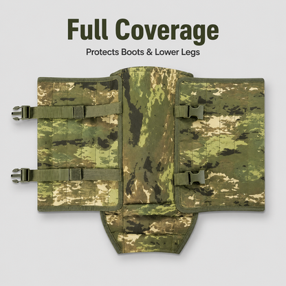 Unisex Adjustable Outdoor Snake-Resistant Leg Gaiters, Abrasion-Resistant Durable Fabric Protective Gear for Hunting, Hiking