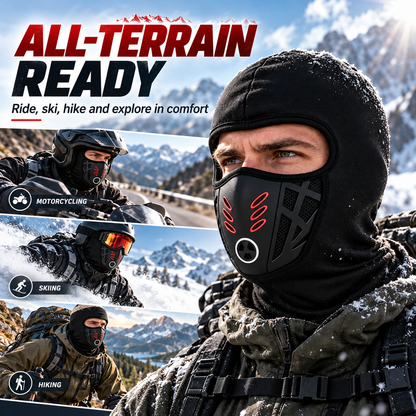 ❄️Warm fleece fabric balaclava face mask