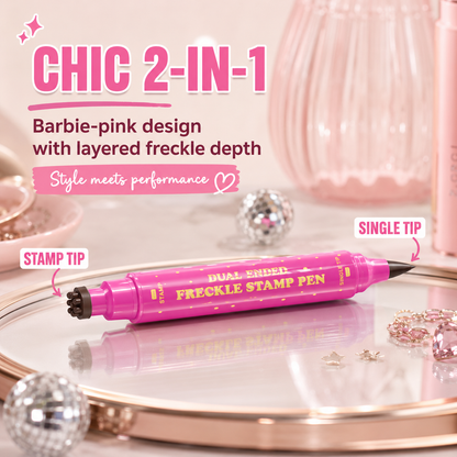 🪄 Instant Sun-Kissed Vibe! Dual-Ended Freckle Pen