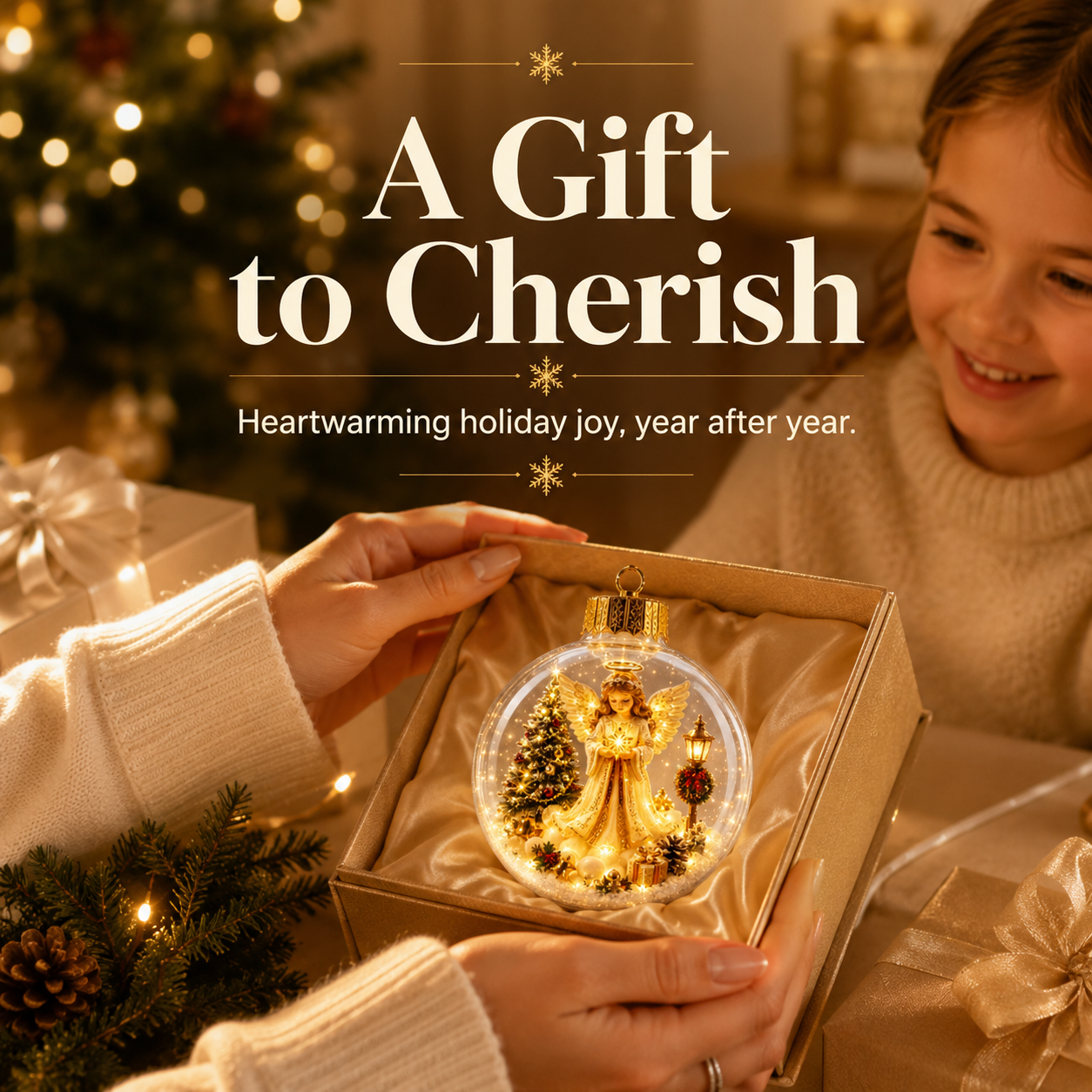 ✨ Magical Illuminated 3D Christmas Baubles – Bring Your Tree to Life!