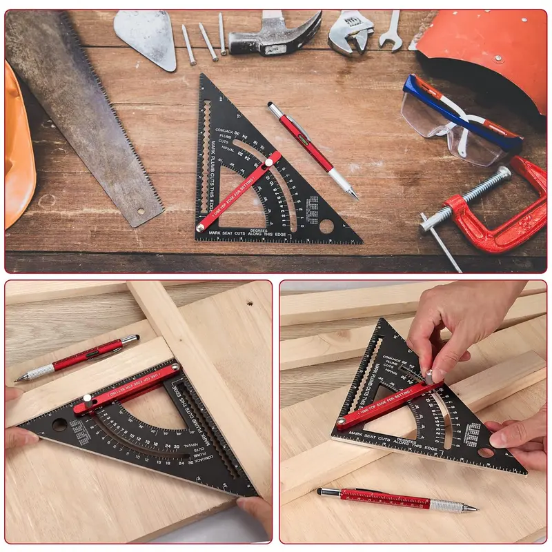 📐 Adjustable Carpenter Square – Precision Measuring Tool 🔧