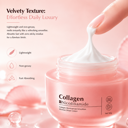 🌸 Radiant Collagen & Nicotinamide Smoothies Cream