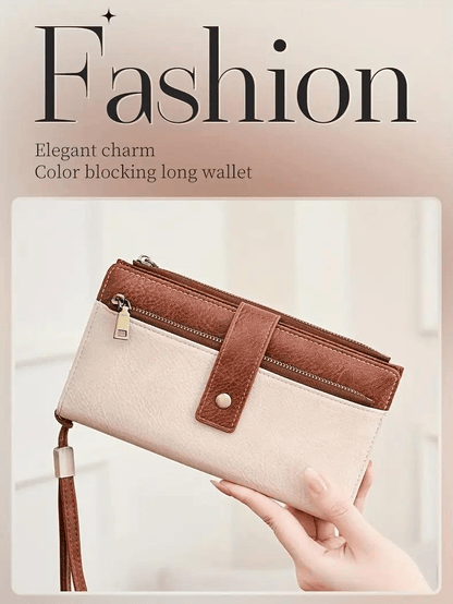 women-s-long-wallet-stylish-clutch-elegant-solid-color-rfid-blocking-leather-wallet-3588