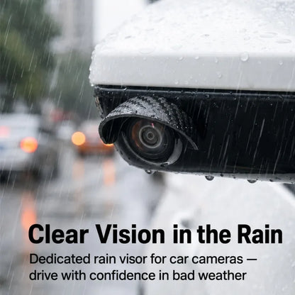🌧️ Universal Car Camera Rain Shield – Clearer Rear View in Rain & Splash 🚗