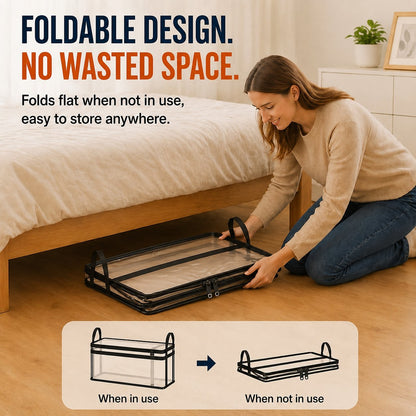 📦 Heavy-Duty Clear Storage Box 🏠 Portable & Durable Design