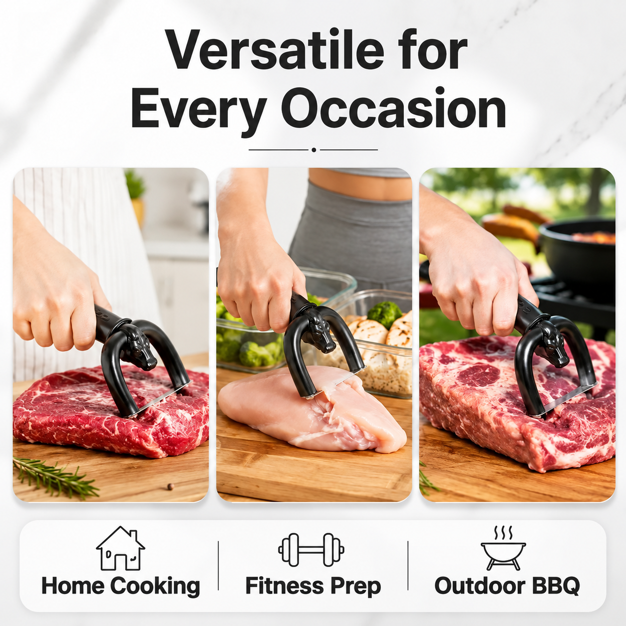 🍖Handheld Ergonomic Meat Slicer - Suitable for slaughtering, grilling, meat processing and home kitchens