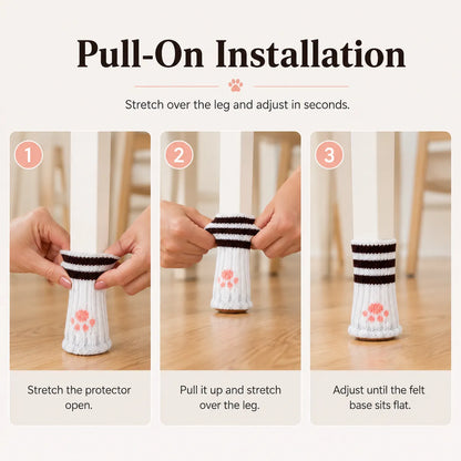 🐾 Adorable Cat Paw Chair Socks – Cute & Protective Furniture Leg Covers