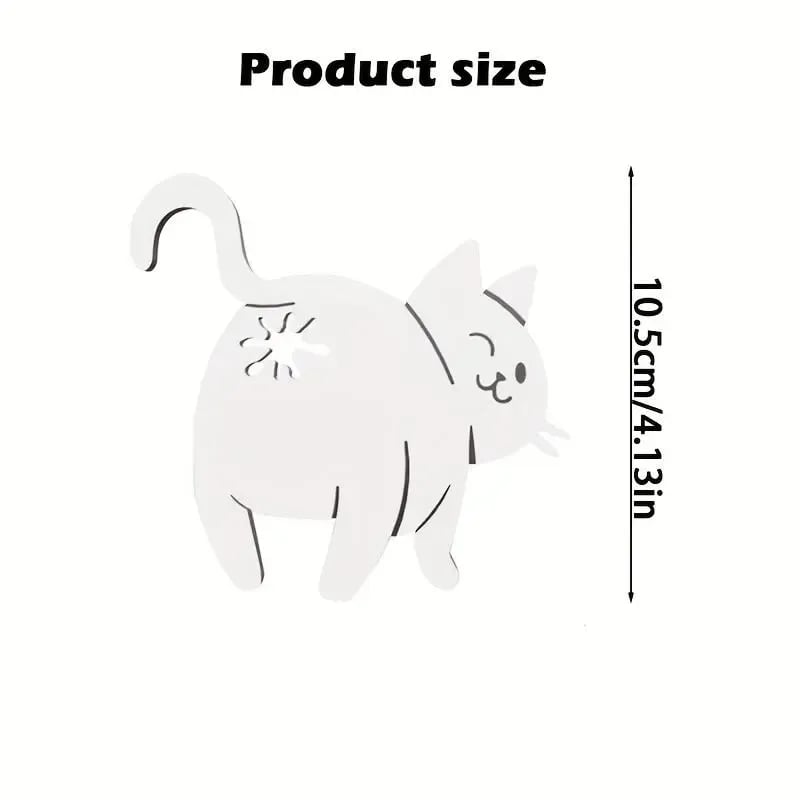 10 Pcs Cat Butt Bread Clip