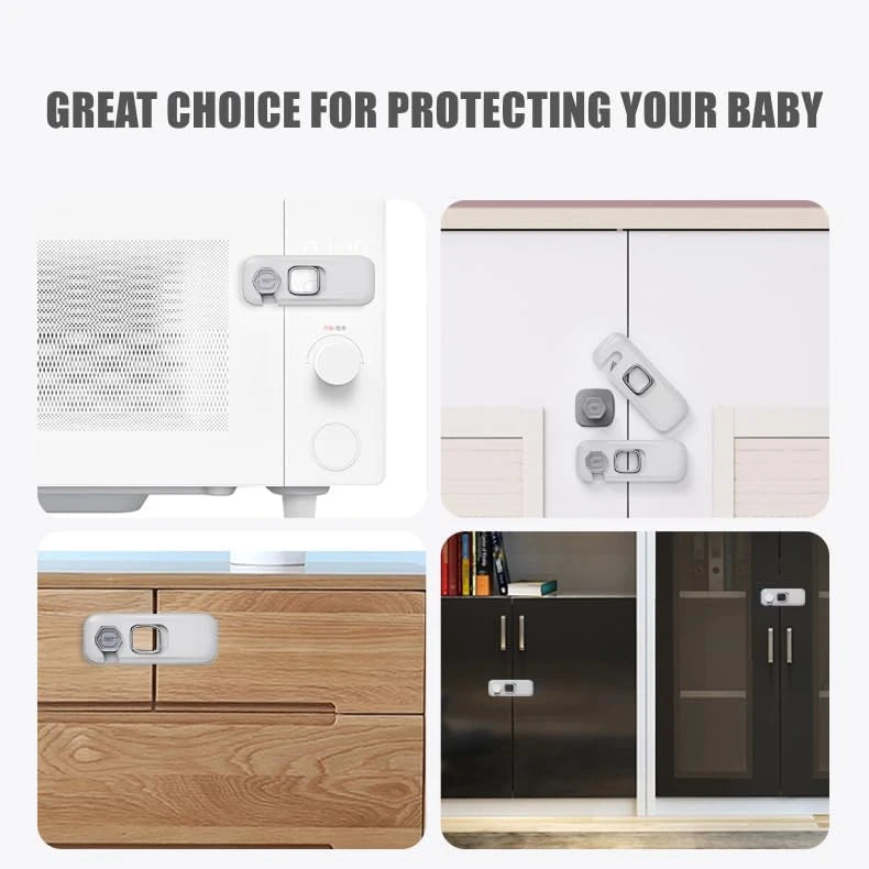 5-Pack Refrigerator Locks for Kids | Baby Safety