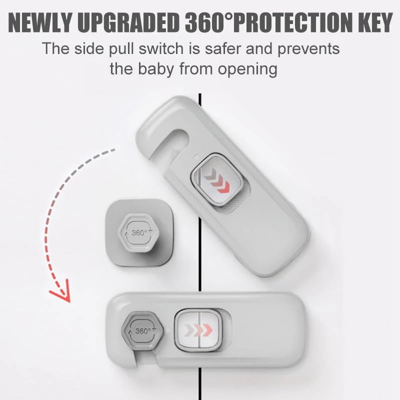 5-Pack Refrigerator Locks for Kids | Baby Safety